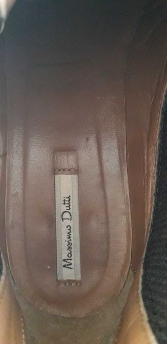 Botas Massimo Dutti em pele