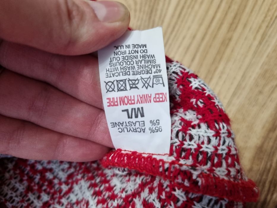 Sweter swetr Boohoo M 38 świąteczny