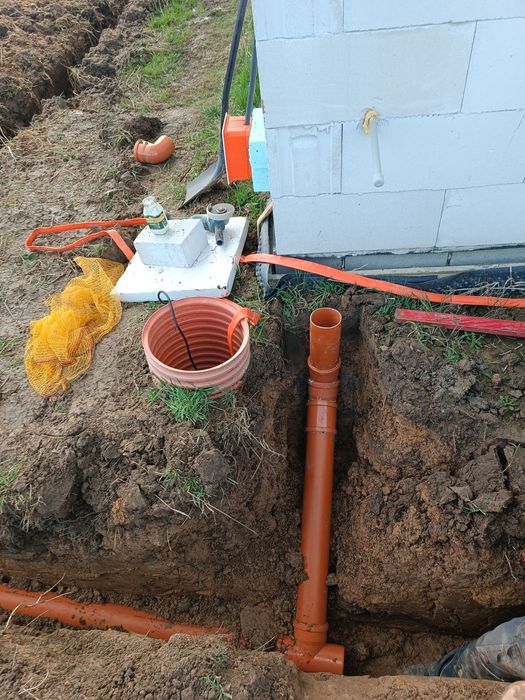 Drenaże Odwodnienia Kanalizacje Odpływy Deszczówki,Zbiorniki