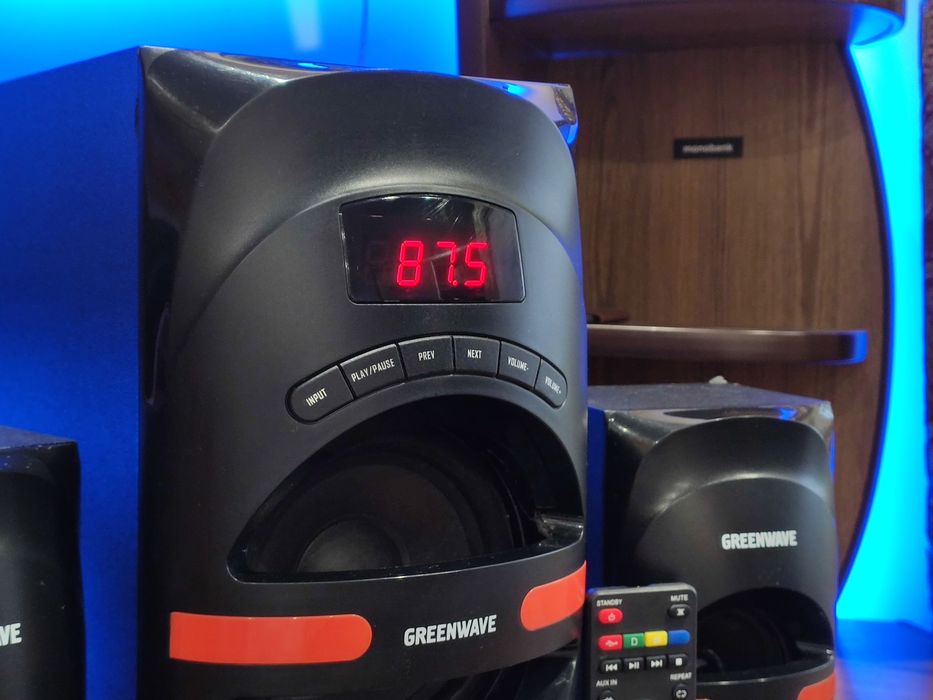 Акустична система Greenwave SA-365 мультимедіа аудіо колонки сабуфер