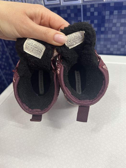 Сапожки чобітки ботинки зимові Rezerved p.22-23 14,5 см