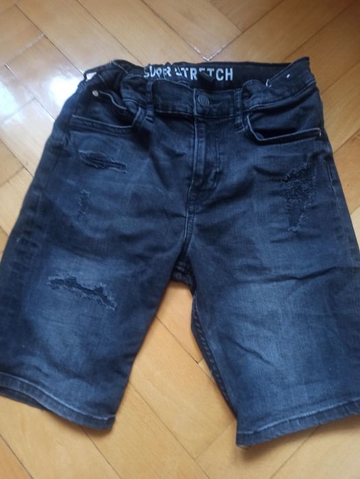 Chłopięce spodenki jeansowe h&m