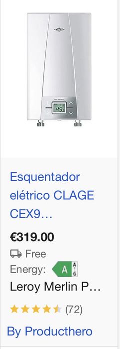 Esquentador/water heater