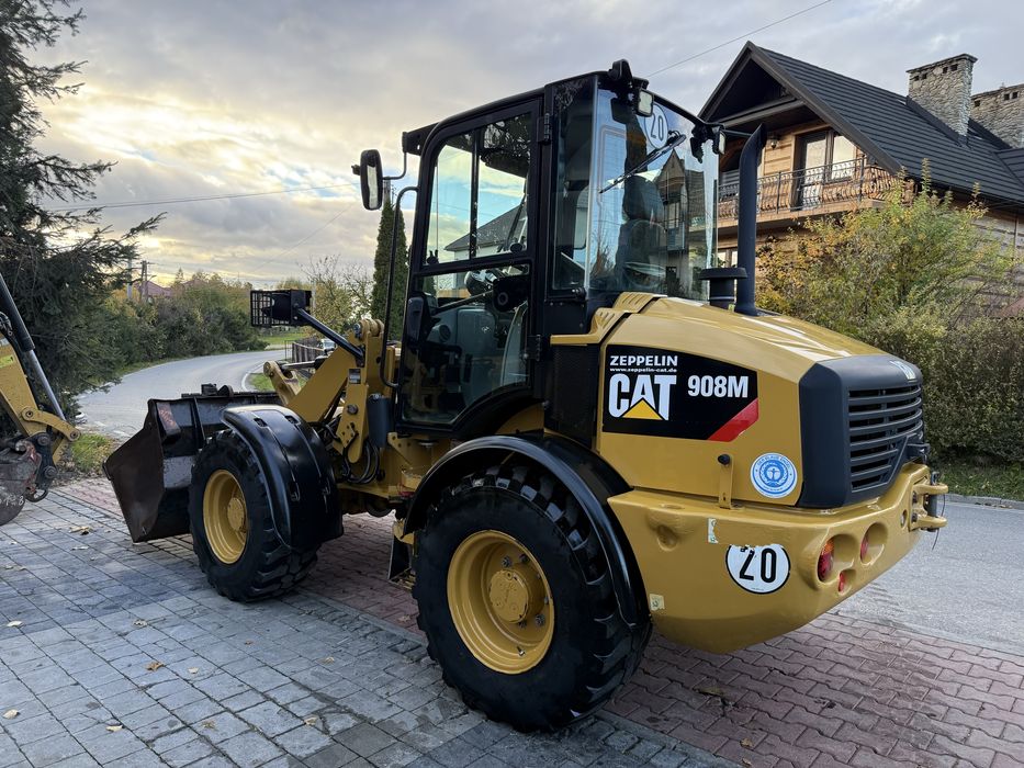 Ładowarka przegubowa kołowa Caterpillar CAT 908M z Niemiec bez DPF