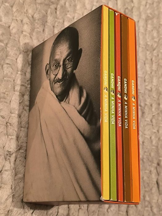 Livro "Gandhi - A Minha Vida" (5 Volumes) de Mohandas K.