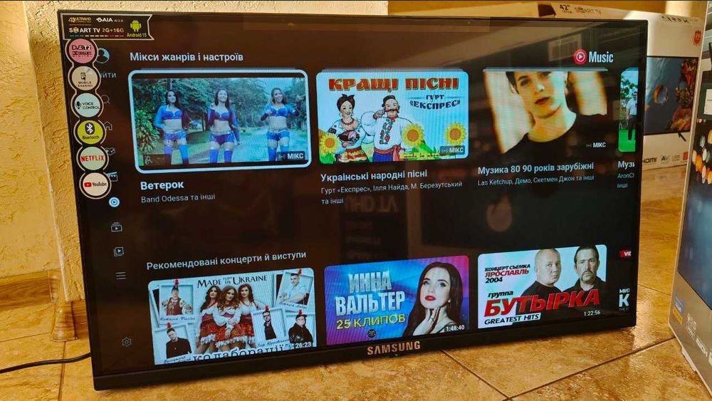 НЕ КИТАЙ Samsung smart tv 32 42 45 50 55 самсунг смарт тв телевизор