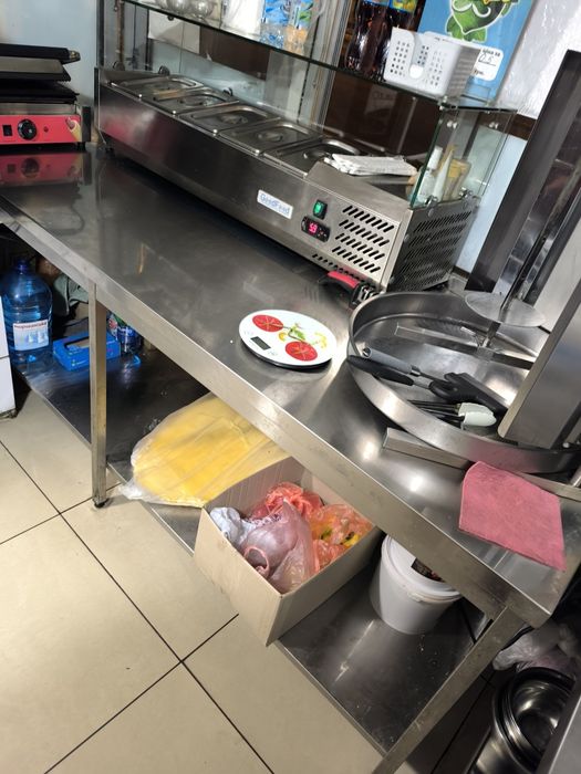 Стіл виробничий нержавійка