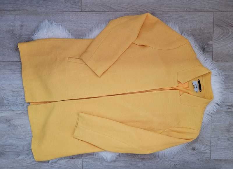 Żółty, wiosenny / przejściowy płaszcz, Only, XL (42)
