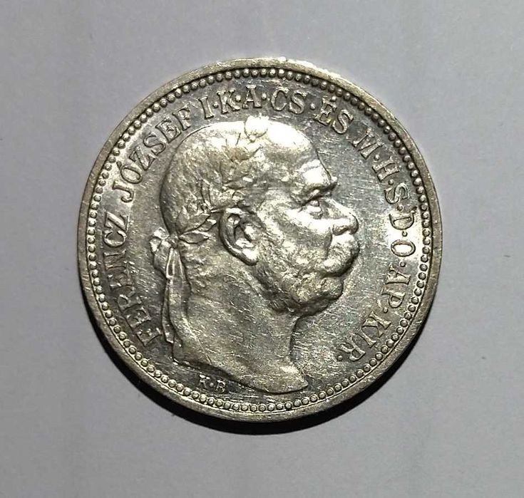 Австро-Угорщина, 1 крона 1914 угорський тип, срібло 5 г, проба 835