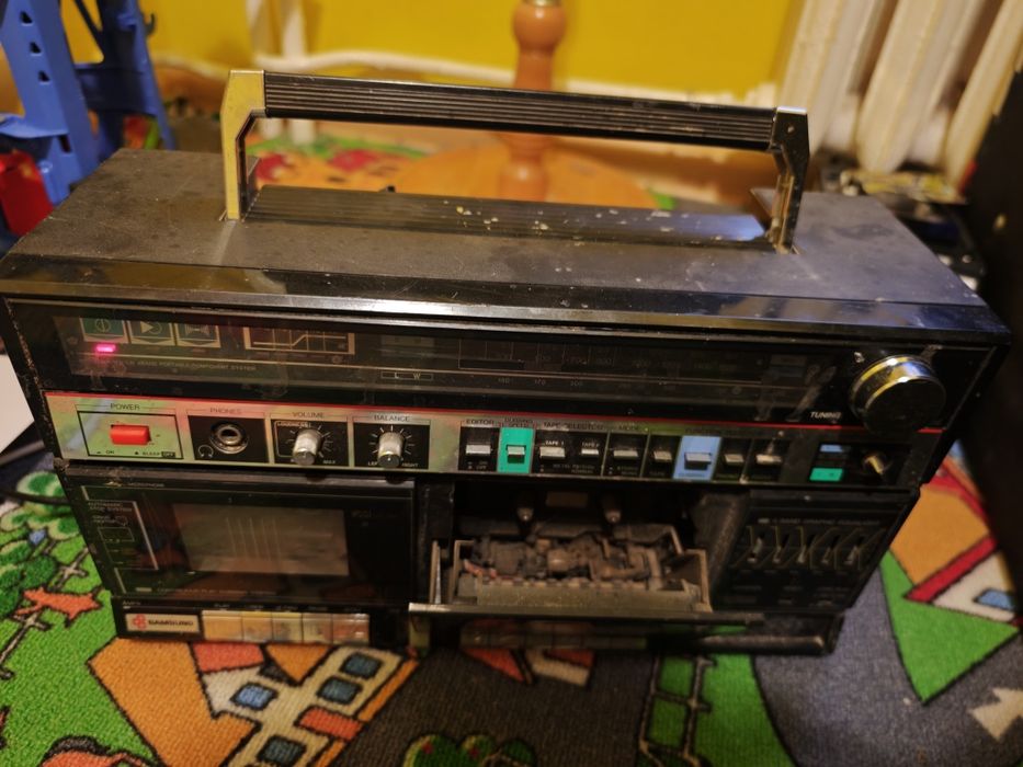 Retro radio samsung PD-70L uszkodzone niekompletne