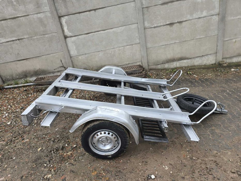 Przyczepka Lekka Wzmacniana Rej PL Do Transportu 3 dużych motocykli