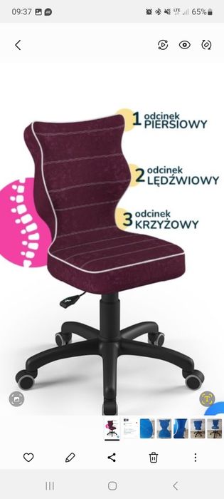 Krzesło obrotowe biurkowe ENTELO