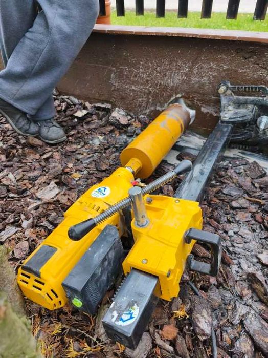 Wiercenie-Przewierty-Cięciew betonie, wymiana słupków w ogrodzeniach