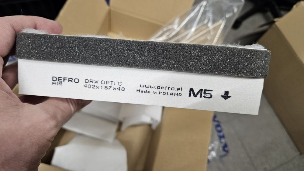 Filtr do rekuperatora Defro DRX M5