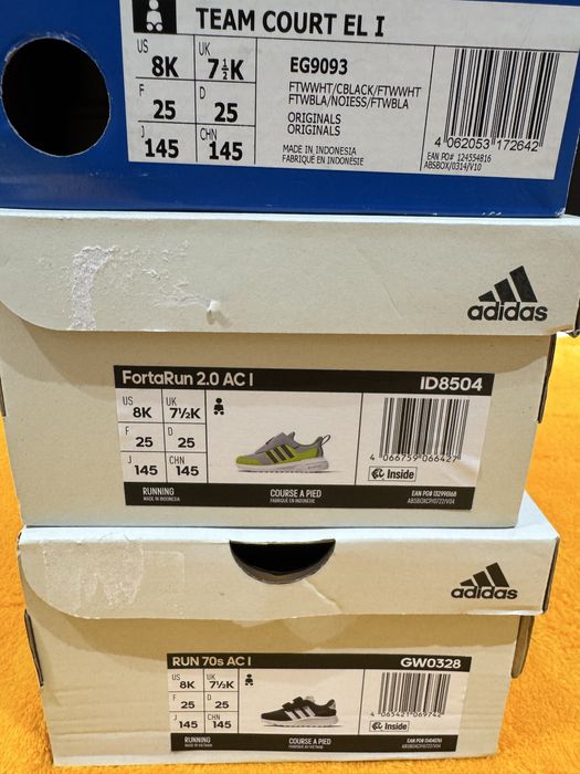 TÉNIS ADIDAS n25 para menino COMO NOVOS