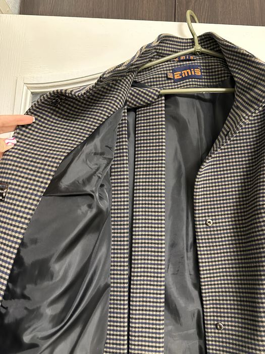 Жіноче пальто в клітинку emis пальто демісезонне