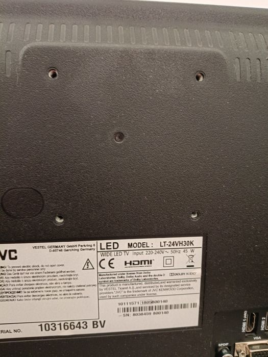 Sprzedam telewizor JVC