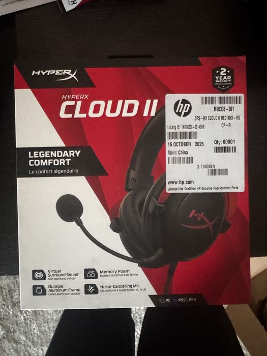 Rato HyperX Haste 2 + HyperX Cloud II NOVOS64739016735874121