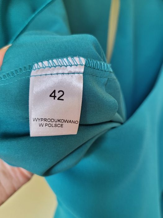 NOWA zielona sukienka na wesele rozmiar 42