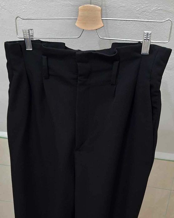 Spodnie paper bag 38 M haremki czarne H&M bdb hit 
Kolor granatowy
Dob