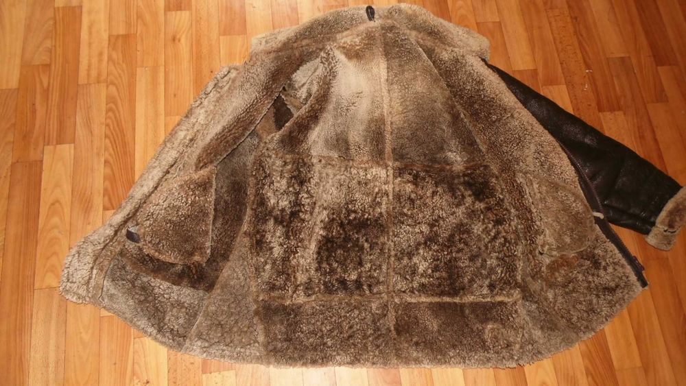 Дубленка пилот бомбер b - 3 США натуральная овчина