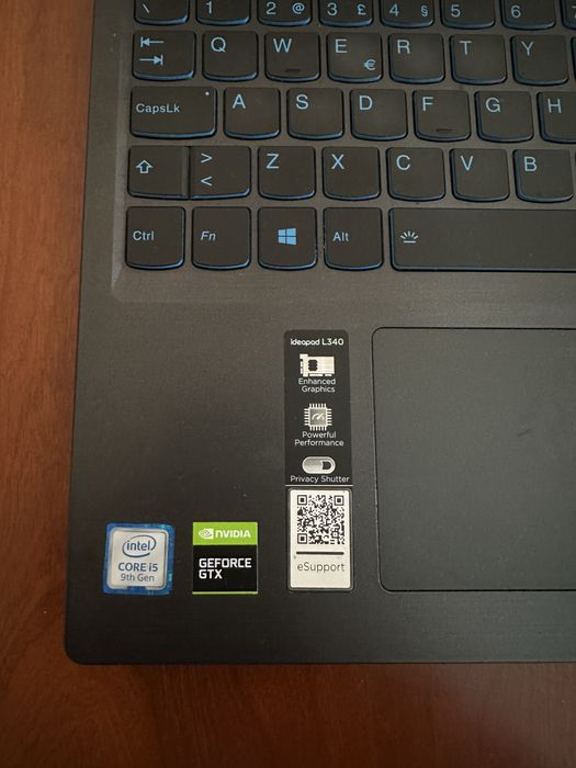 PC gamer (gaming) Lenovo preto