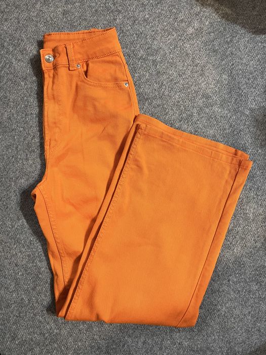 Modne spodnie z szerokimi nogawkami H&M 34 XS