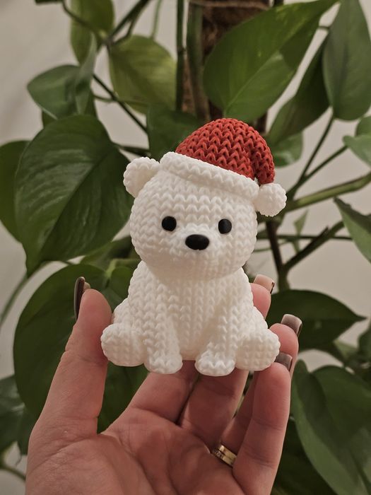 Urso Natal - Impressão 3D