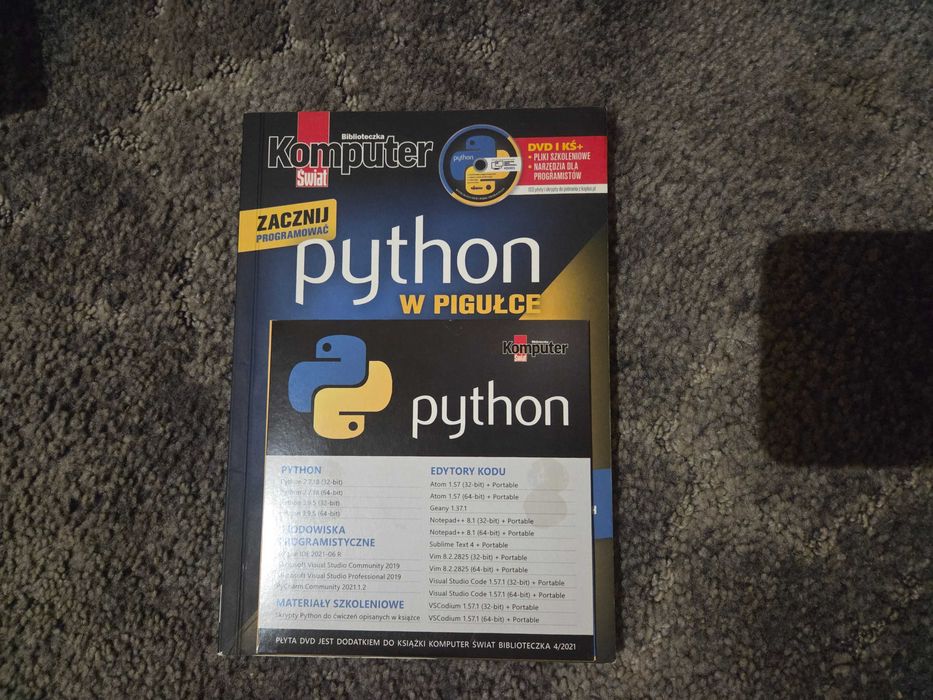 Python w pigułce + cd poradnik nauki programowania