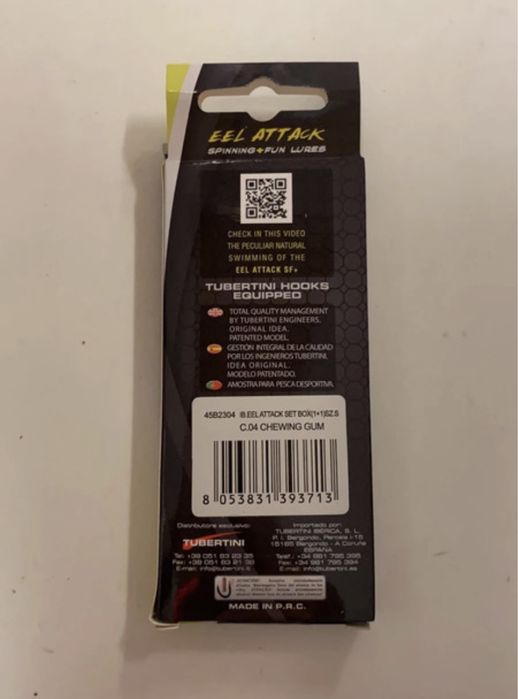 Amostras de pesca Eel Attack Seika