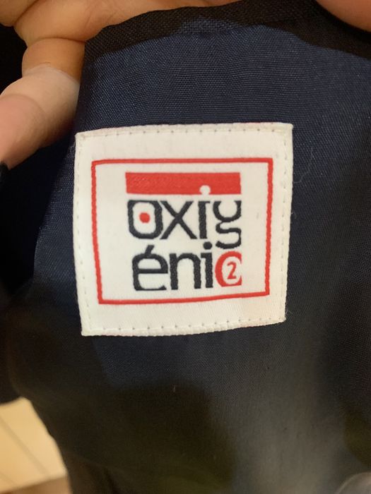 Casaco fato homem azul escuro c/ risca branca “Oxigénio” tamanho 56