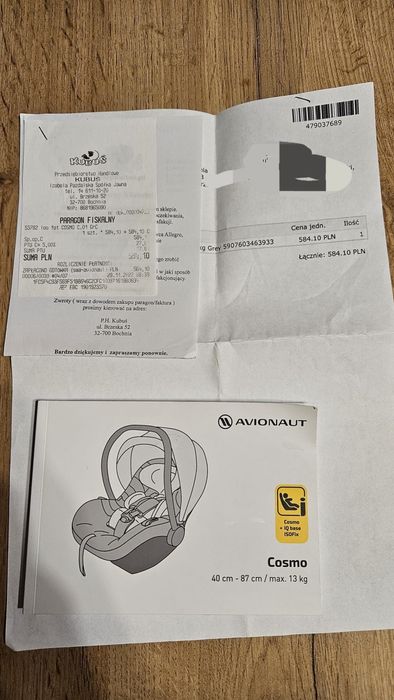 Fotelik AVIONAUT Cosmo 0-13 Kg