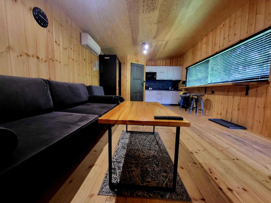 Domek z sauną nad jeziorem