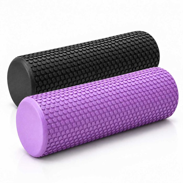 Масажний ролик EVA 45×15 см Foam Roller для спини, м’язів, фітнесу