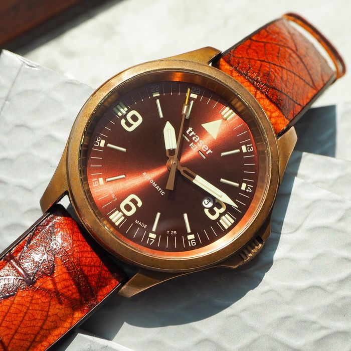Zegarek Traser Officer Automatic Bronze ETA 2824-2 rzadki!
