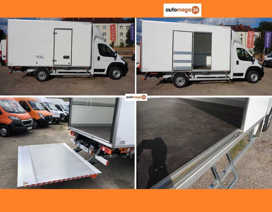 Bus Ducato MAXI Furgon blaszak Kontener z windą Plandeka burto firanka