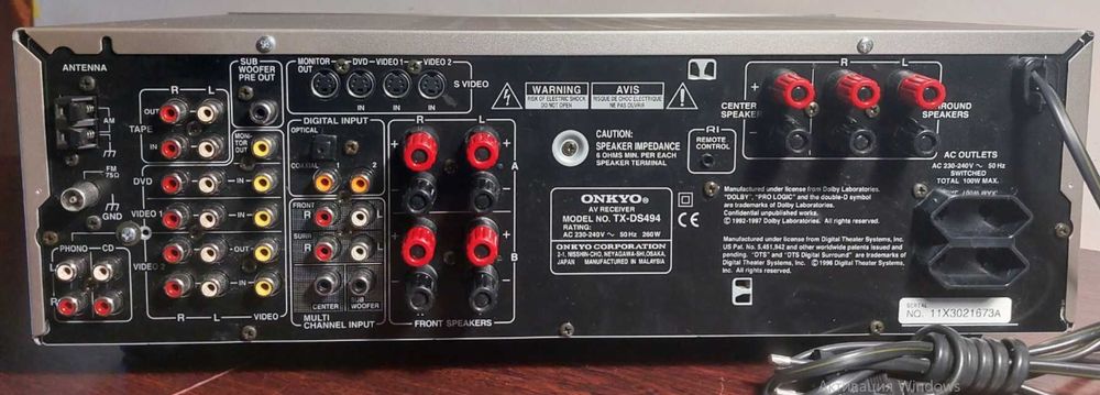 AV ресивер Onkyo TX-DS494