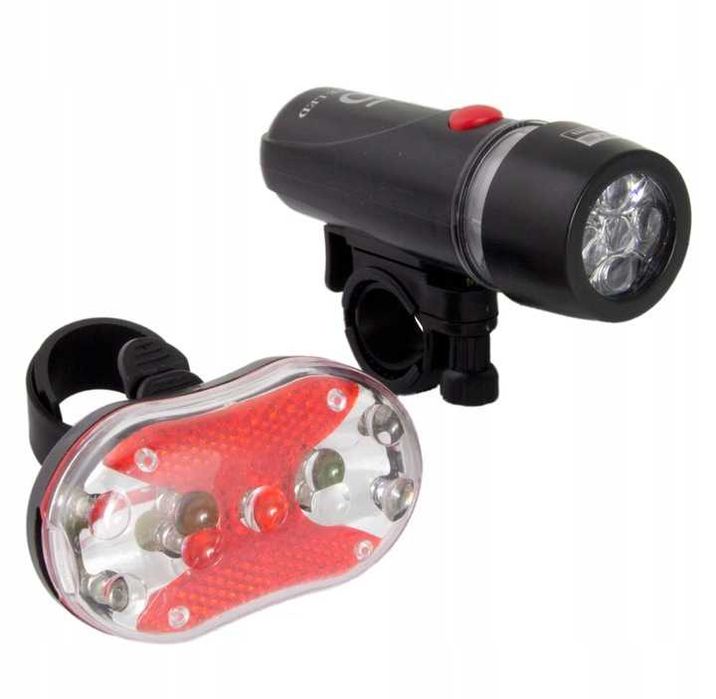 Zestaw Lampek Rowerowych Przód + Tył