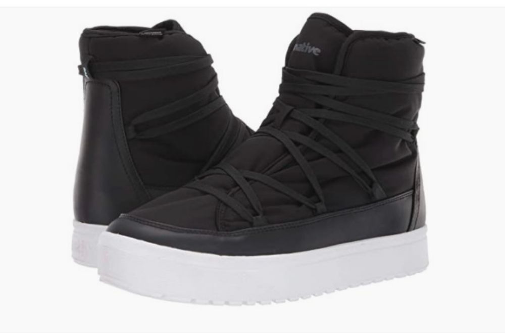 Chamonix Jiffy Black/Shell White Native Shoes