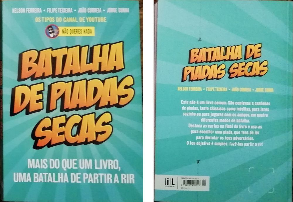 Livro Batalha de Piadas Secas