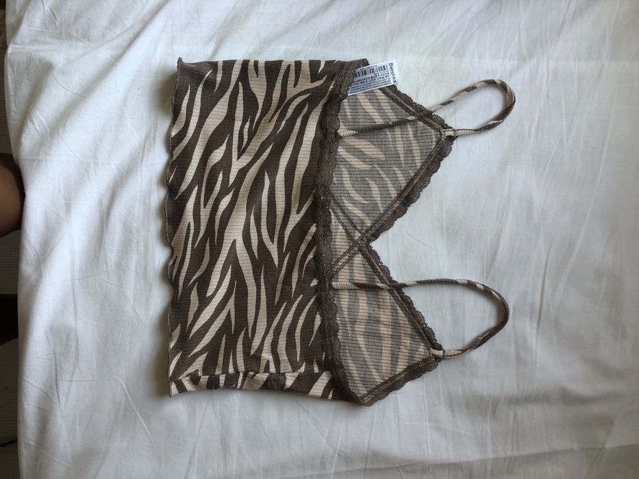 Top zebra tons castanhos