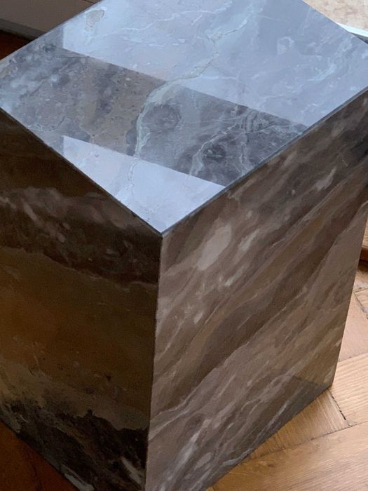 Marmur grigio piemonte, stolik, konsolka, donica