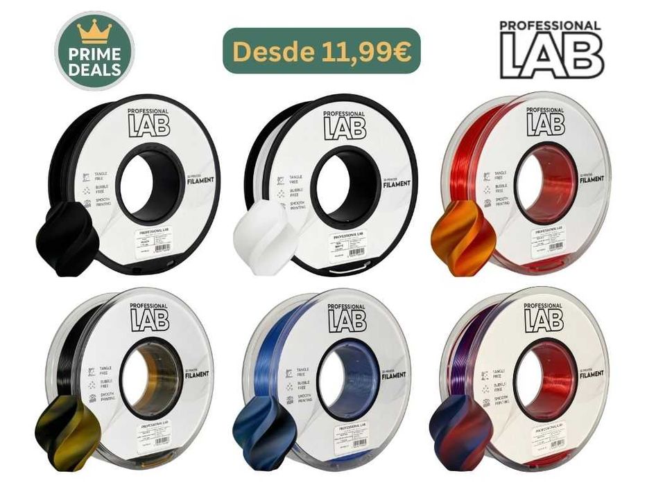 Filamento Professional Lab desde 11,99€/Kg