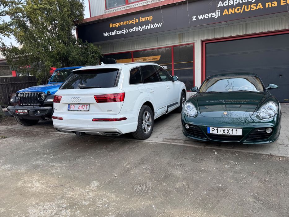 Kodowanie, Nawigacja, Konwersja lamp USA->EU - Audi PORSCHE Bentley