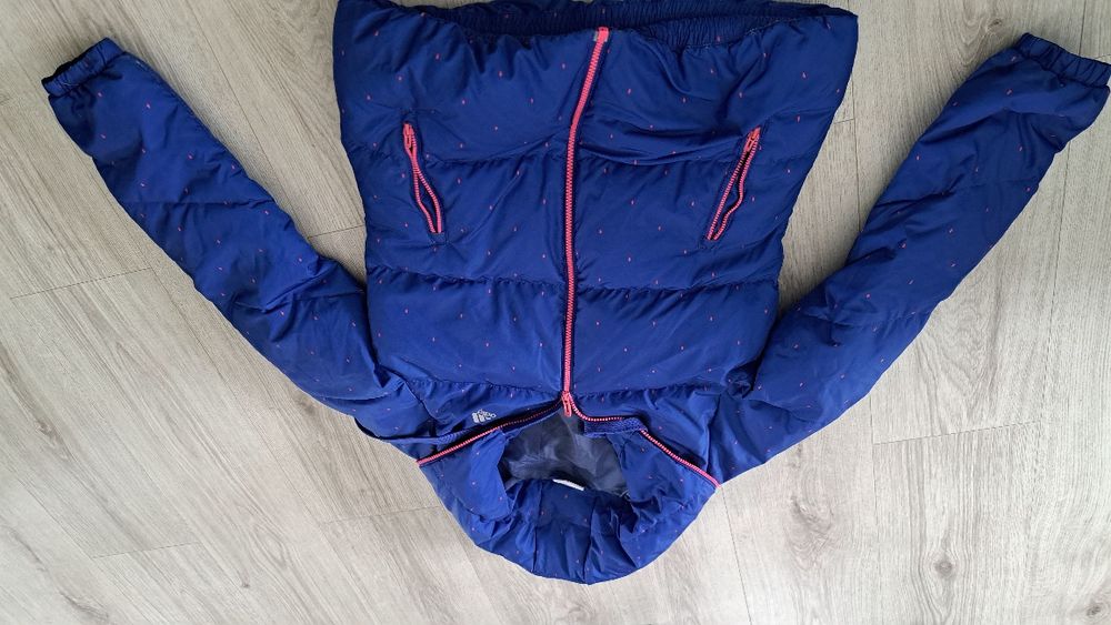 Kurtka puchową ciepła zimowa adidas S M 36 38