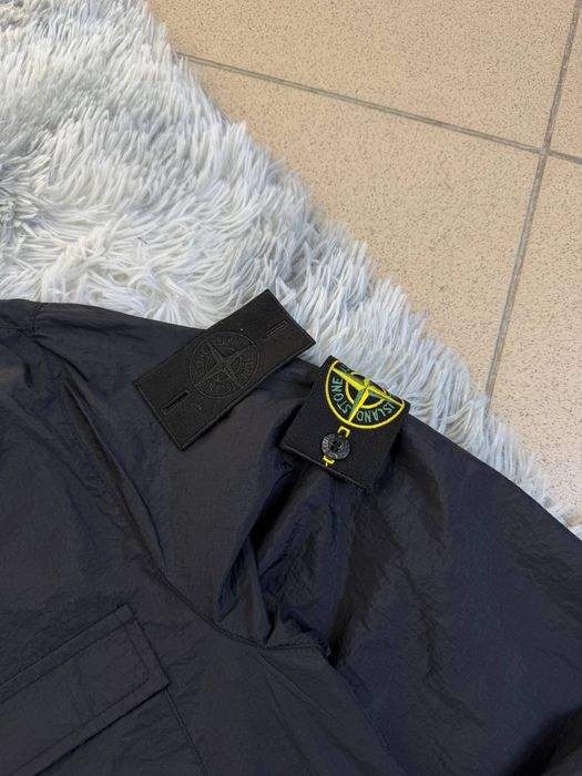 STONE ISLAND | Овершот Нейлоновий Стон айленд | Овершот Стонік Чорний S M L XL