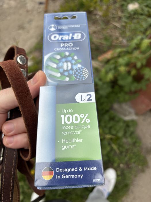 Насадки для электрической зубной щётки Oral-B Pro Cross Action, 2 шт