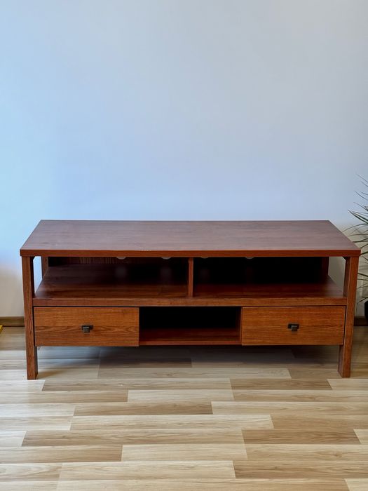 Szafka RTV - ciemny odcień drewna