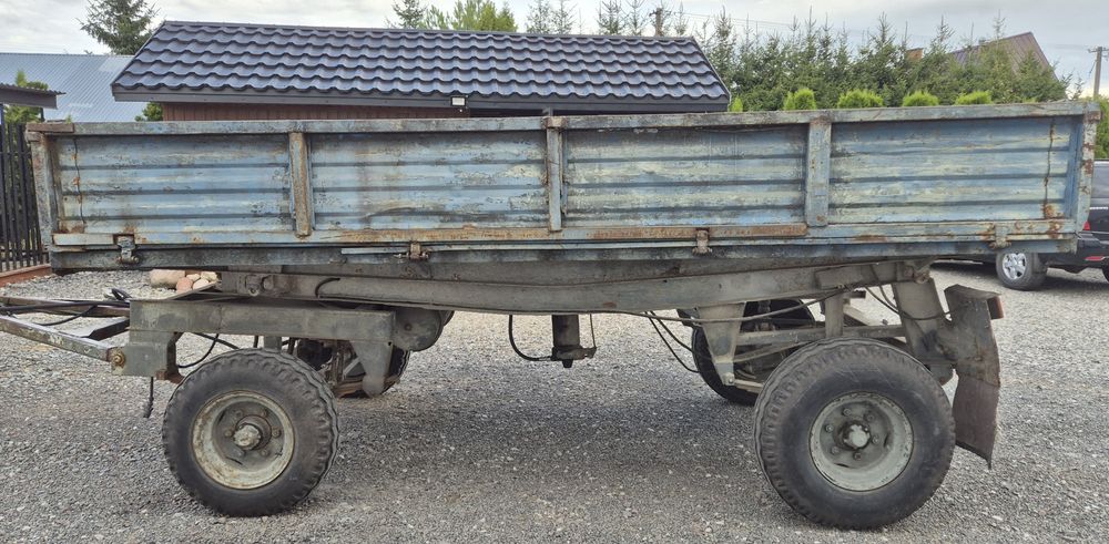 Przyczepa rolnicza Autosan D47B wywrotka 4,5T transport