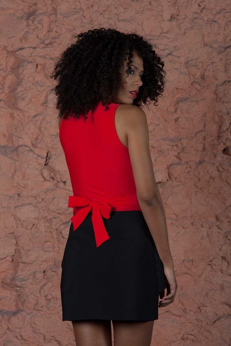 Body second skin - BODY TIE PRETO - com etiqueta!